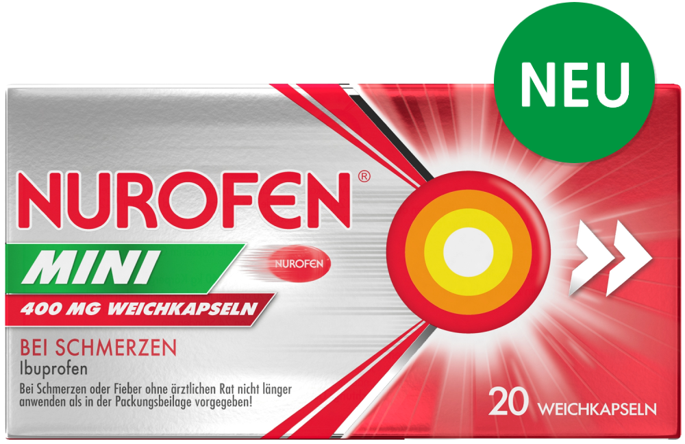 Erleben Sie die Geschwindigkeit flüssigen Ibuprofens!